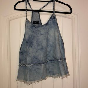 Blue jean tank
